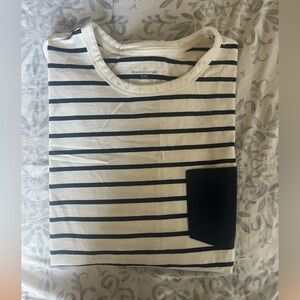 Signature L.L. Bean Men’s Striped T-Shirt XXL – 100% Cotton